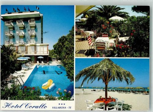 Villa Rosa di Martinsicuro 2009 Hotel Corallo Schwimmbad Strand