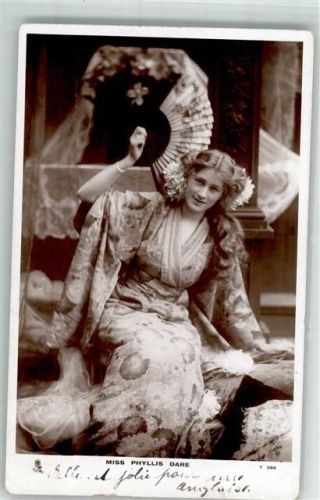 1906 Dare Phyllis Fächer Tucks and Sons Nr.266