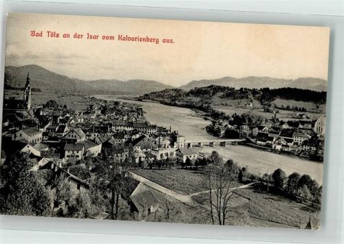 Bad Tölz Blick vom Kalvarienberg