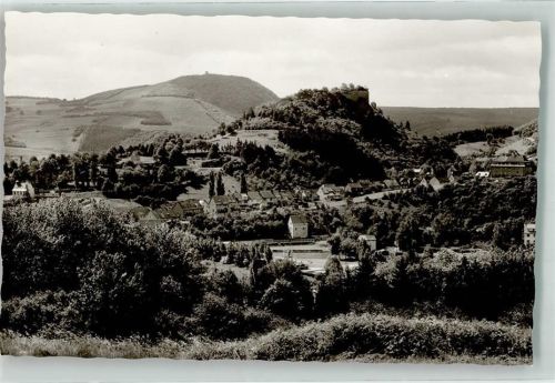 Kirn Blick auf Kyrburg und Gauskopf