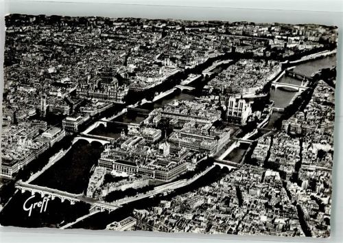 Paris 1960 Fliegeraufnahme