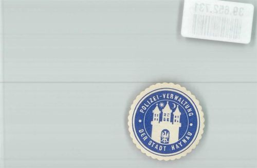 Haynau Polizei-Verwaltung der Stadt Haynau
