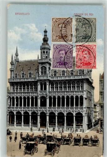 Brüssel Schloss Briefmarke Bildseite