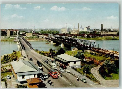 Kehl Rheinbrücke Grenze om Auto
