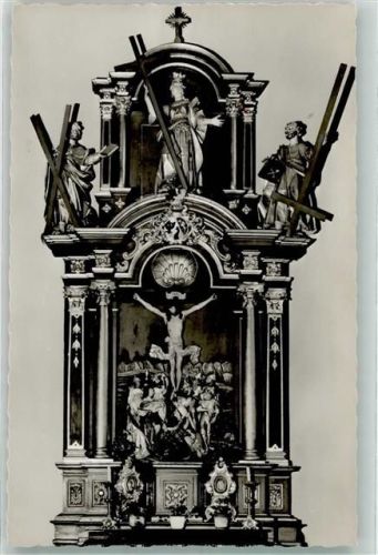 Unterharmersbach Kreuzaltar Wallfahrtskirche Maria zu den Ketten