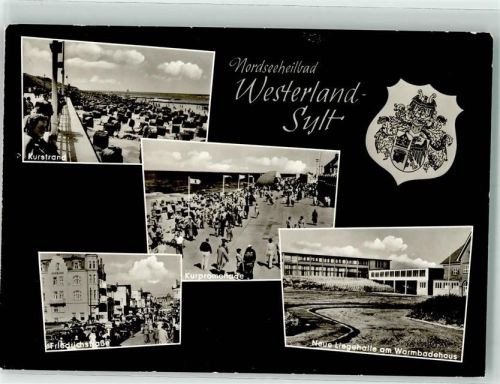 Westerland Kurstrand Schwimmbad Friedrichstrasse Kurpromenade