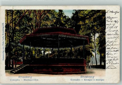 Strasbourg 1906 Musikpavillon