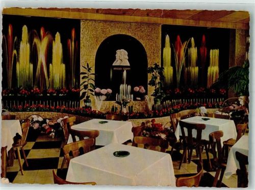 Altenberg Terrassen Wald-Gasthaus im Deutschen Märchenwald Die tanzenden Fontänen in der Brüder Grimm Ehrenhalle