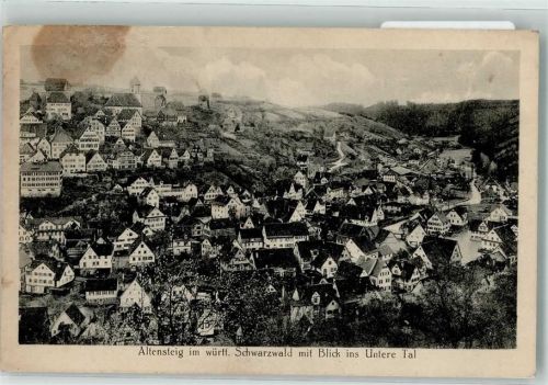 Altensteig Blick ins Untere Tal