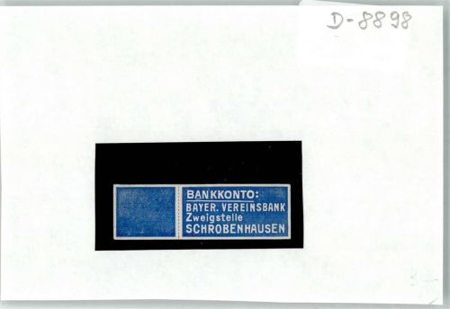 Schrobenhausen Bankkonto Bayer. Vereinsbank