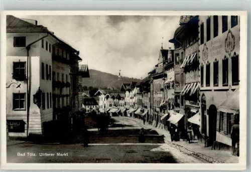Bad Tölz 1926 Unterer Markt