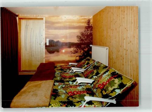 Warder Gasthaus am See Sauna Ort handschriftlich Foto Original aus Archiv eines Ansichtskartenverlags