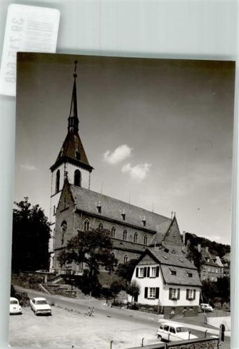 Höchstädt Altersheim Auto Kirche Ort handschriftlich Foto Original aus Archiv eines Ansichtskartenverlags