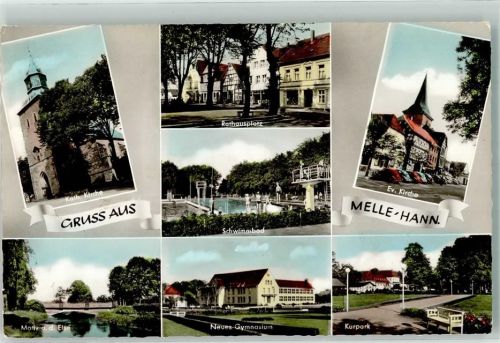Melle Kath. Kirche Schwimmbad Ev. Kirche Rathausplatz