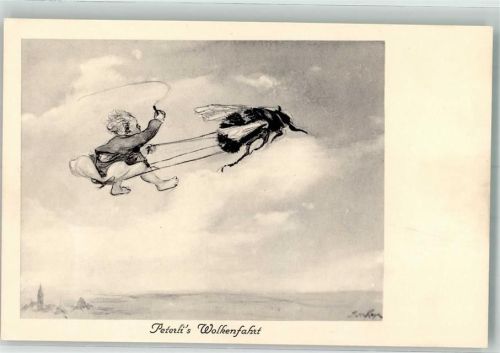 Peterli`s Wolkenfahrt Verlag J. Henke Nr. 114