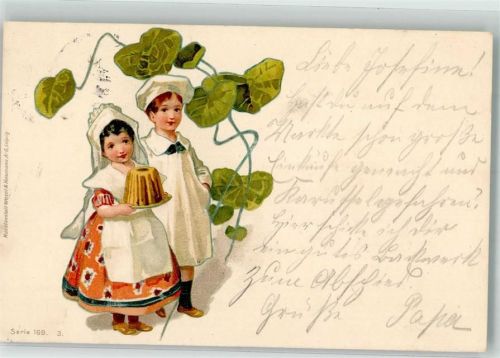 1901 Kinder Kuchen Kunstanstalt Wenzel u. Neumann Serie 169. 3.
