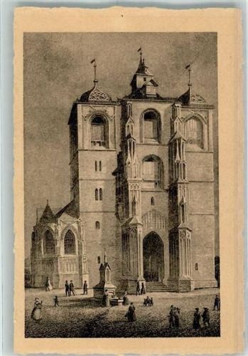 Konstanz Münster Unserer lieben Frau um 1840 Dorn's Kunstverlag No. 41