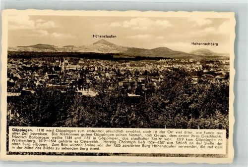 Göppingen Hohenstaufen Hohenrechberg
