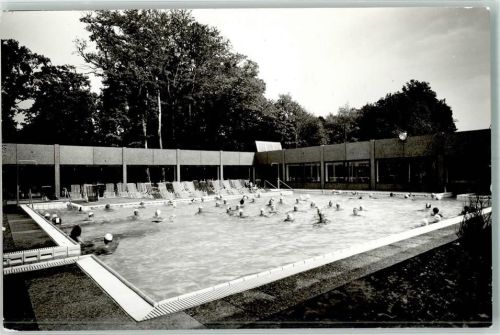 Bad Oeynhausen Foto Original aus Archiv eines Ansichtskartenverlags Bewegungsbad Ort handschriftlich