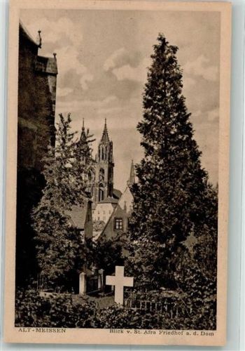 Meißen St. Afra Friedhof Dom