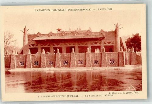 Paris 1931 Ausstellung 1931 Le restaurnat Indigene