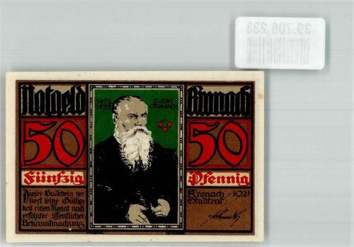 Kronach 1921 50 Pfennig