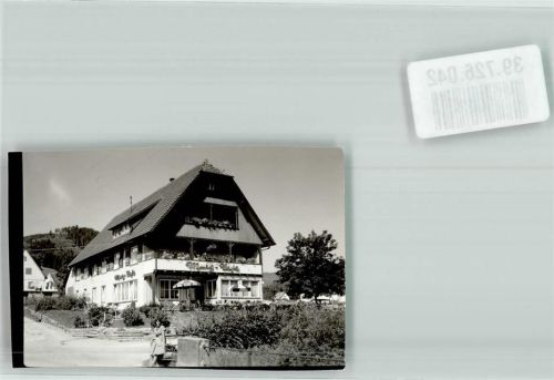 Obertal Foto Original aus Archiv eines Ansichtskartenverlags Gasthaus Cafe Ort handschriftlich