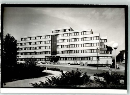 Bad Oeynhausen Foto Original aus Archiv eines Ansichtskartenverlags Kurklinik am Park Ort handschriftlich