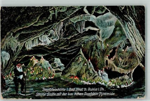 Thal 1913 Zwerg Grotte Tropfsteinpyramide