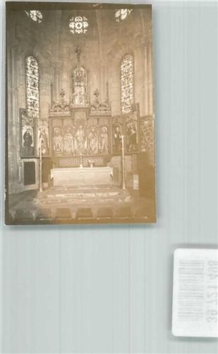 Gelnhausen Marienkirche Altar Ort handschriftlich Foto Original aus Archiv eines Ansichtskartenverlags