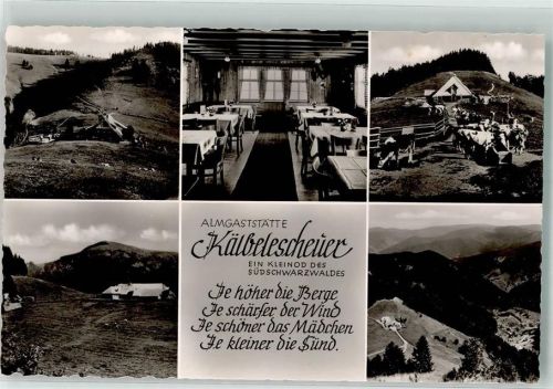 Untermünstertal Gasthaus Kälbelescheuer