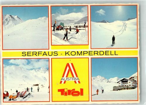 Serfaus 1980 Komperdell Lawens Masner Alm Kölner Haus Lazid mit Furgler