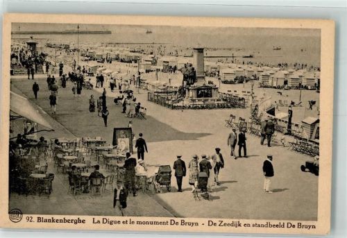 Blankenberghe Schwimmbad Strand Gasthaus Denkmal