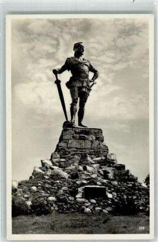 Balestrand 1928 Denkmal The Statue of Fridtjov Vangsnes