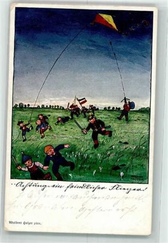 Adalbert Holzer Krieg spielen Der Deutsche Kampf 1914 WK I