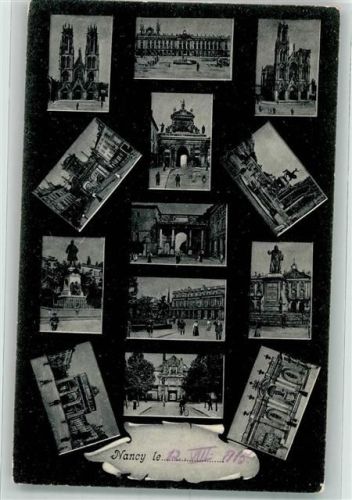 Nancy 1915 Feldpost 6.Armee Nr. 3 Denkmal Kirche