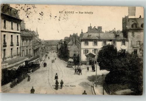 Rodez 1912 Rue Beteille Cafe