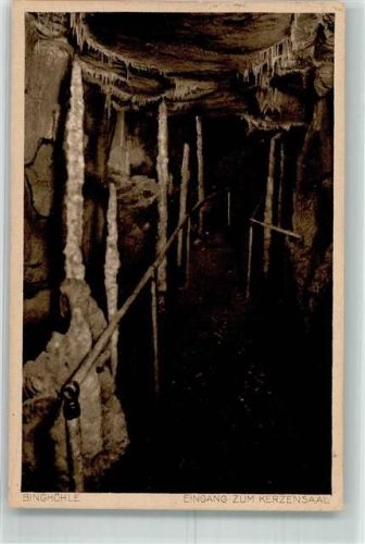 Wiesenttal Binghöhle Streitberg Eingang Kerzensaal Bahnpost