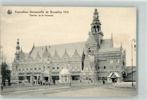 Brüssel 1910 Ausstellung Pavillon Holland