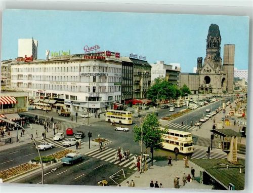 Charlottenburg Kurfürstendamm Kirche Omnibus Auto Hotel