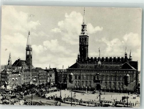 Kopenhagen Rathaus Straßenbahn