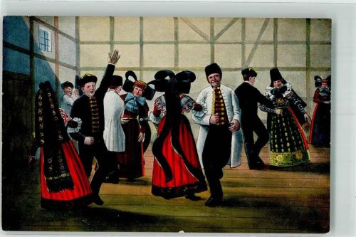 Achttouriger Tanz Kunstverlag J. Kuhlmann Nr. 34