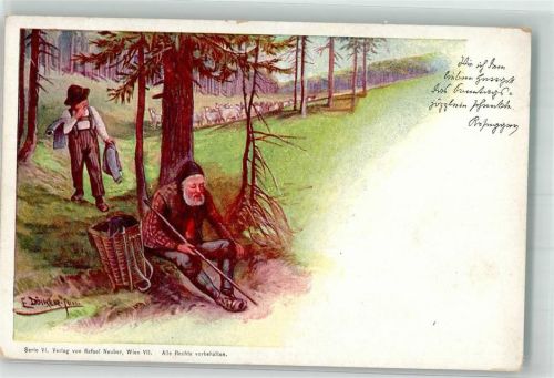 Hirte Schafe Kind Verlag Neuber Serie VI