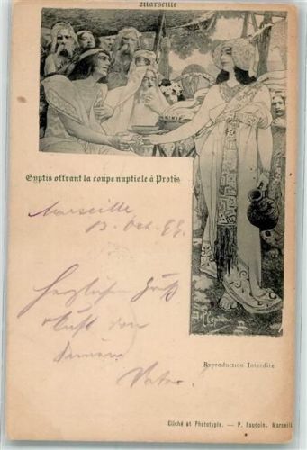 Marseille 1899 Legende Gyptis und Protis