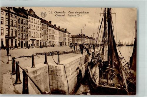 Ostende Hafen Fisher´s Quai