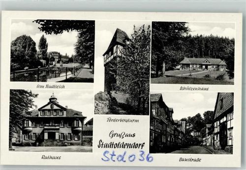 Stadtoldendorf Stadtteich Aussichtsturm Försterbergturm Rathaus Schützenfest Baustrasse