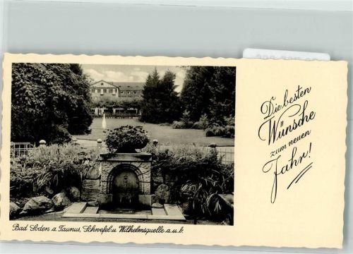 Bad Soden Schwefel und Wilhelmsquelle Neujahr