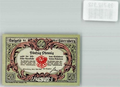 Nörenberg 1920 50 Pfennig