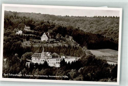 Bad Schwalbach Paulinenberg Pension Sonnenhof Platte