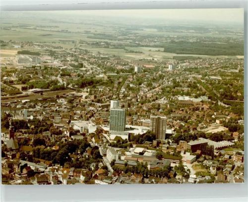 25524 W2210 Itzehoe FOTO KEINE AK Fliegeraufnahme Ort handschriftlich Foto Original aus Archiv eines Ansichtskartenverlags